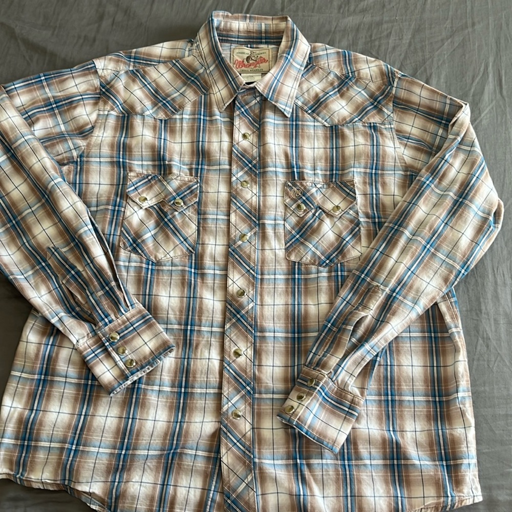 Men’s Wrangler pear snap